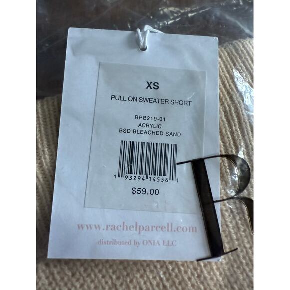 NWT Rachel Parcell Pull On Sweater Shorts Size XS - Picture 5 of 5